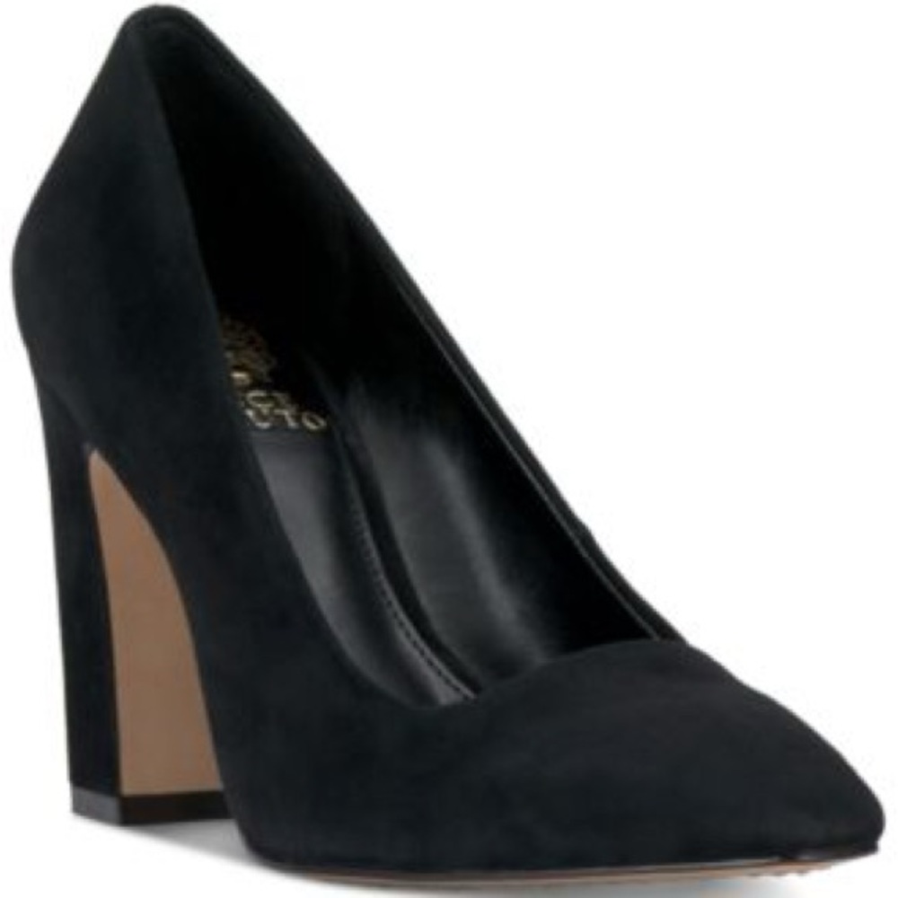 Vince Camuto Black Suede Heels